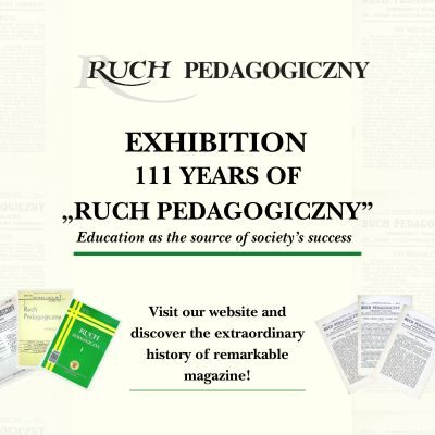 111 years of Ruch Pedagogiczny 